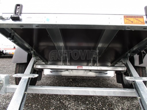 Nebrzděný sklopný přívěsný vozík SPC 750kg 2,15x1,31/0,35* č.20