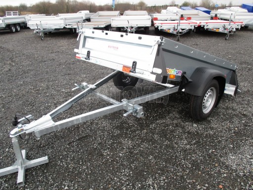 Nebrzděný sklopný přívěsný vozík SPC 750kg 2,15x1,31/0,35* č.21