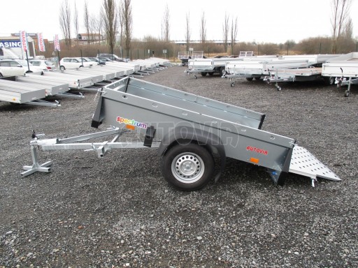 Nebrzděný sklopný přívěsný vozík SPC 750kg 2,15x1,31/0,35* č.22