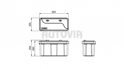 Daken BLACKIT II, box 550x250x294 mm č.3