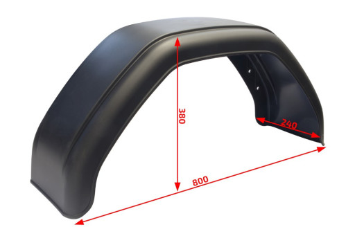 Blatník plast 15'/240 mm Autoflex černý č.2