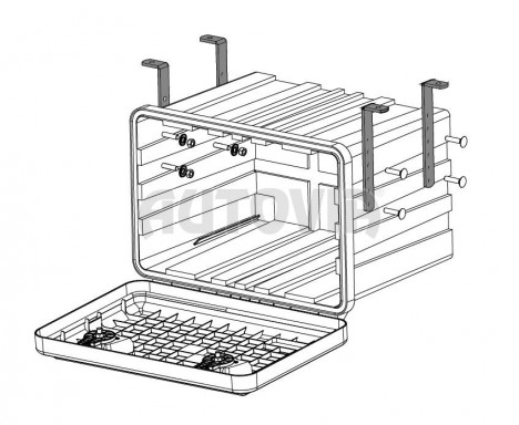 Daken JUST 600, box 600x415x460 mm č.5
