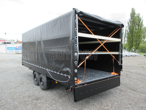 Celolakovaný brzděný přívěs DN 3,5T B2 5,05x2,20/1,80