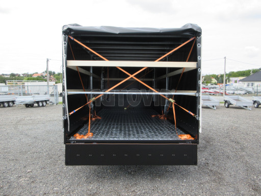 Celolakovaný brzděný přívěs DN 3,5T B2 5,05x2,20/1,80