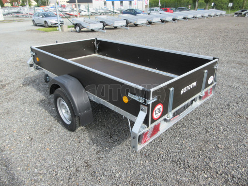 Přívěs pro převoz zahradní mechanizace ZV 26 1,3T B1 skl 2,50x1,30/0,35 POČ