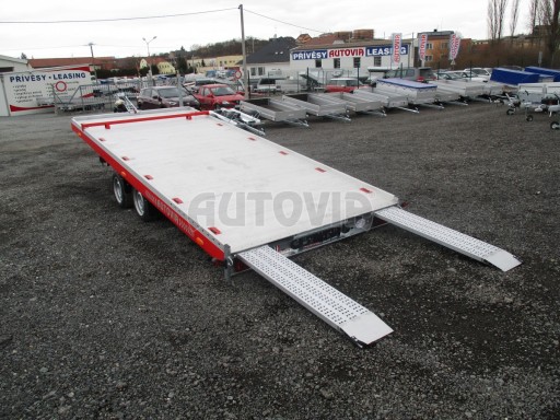 Přepravník automobilů JMB 3,5T 5,15x2,09 el. naviják č.2