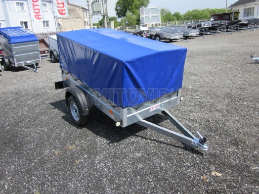 Celoplechový zinkovaný nákladní přívěs HD 3 750kg 2,05x1,09/0,88 č.1