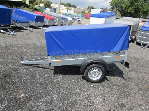 Celoplechový zinkovaný nákladní přívěs HD 3 750kg 2,05x1,09/0,88 č.5