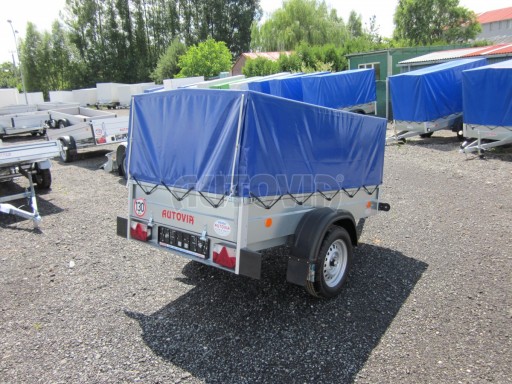 Celoplechový zinkovaný nákladní přívěs HD 3 750kg 2,05x1,09/0,88 č.7