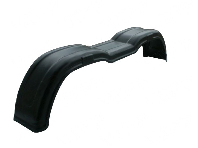 Blatník tandemový plast š220/v349/d1462 mm prolomený černý č.1