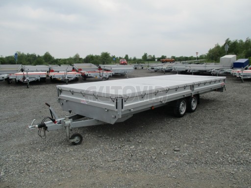 Valníkový přívěs bazar VER 2,7T 6,03x2,06/0,30 č.1