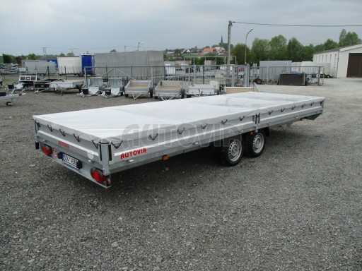 Valníkový přívěs bazar VER 2,7T 6,03x2,06/0,30 č.6