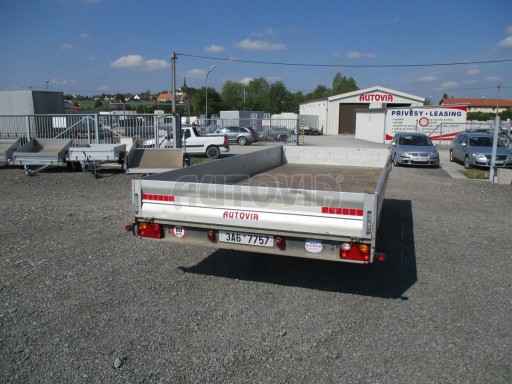 Valníkový přívěs bazar VER 2,7T 6,03x2,06/0,30 č.17