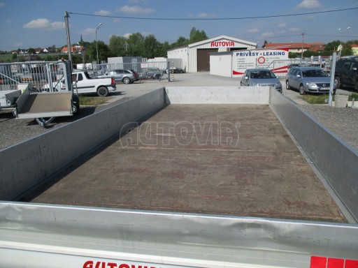 Valníkový přívěs bazar VER 2,7T 6,03x2,06/0,30 č.18