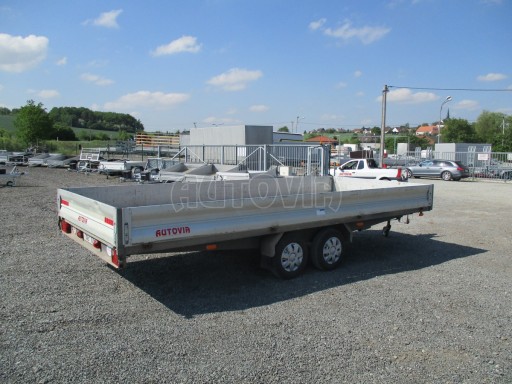 Valníkový přívěs bazar VER 2,7T 6,03x2,06/0,30 č.19