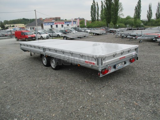 Valníkový přívěs bazar VER 2,7T 6,03x2,06/0,30 č.27