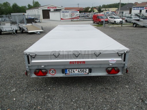 Valníkový přívěs bazar VER 2,7T 6,03x2,06/0,30 č.28