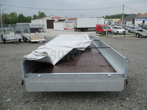 Valníkový přívěs bazar VER 2,7T 6,03x2,06/0,30 č.33