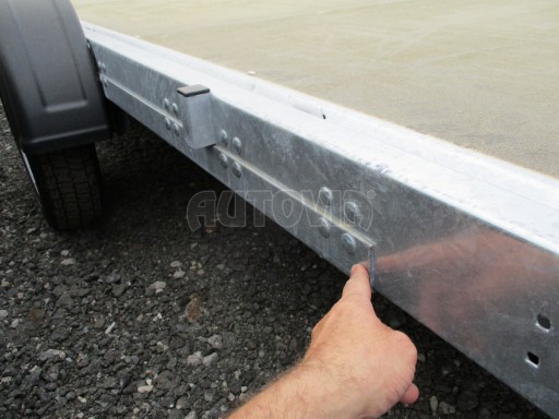 Valníkový přívěs bazar VER 2,7T 6,03x2,06/0,30 č.38