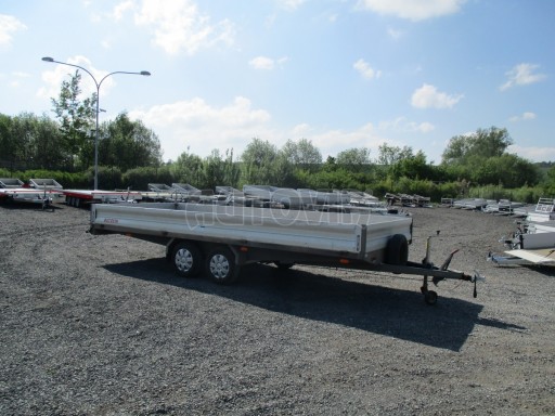 Valníkový přívěs bazar VER 2,7T 6,03x2,06/0,30 č.46