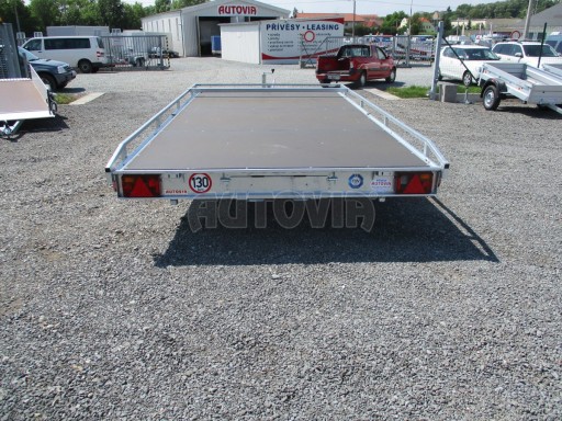 Přívěs pro přepravu aut AD 3,5T B2 4,17x2,09 plato nájezdy