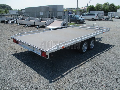 Přívěs pro přepravu aut AD 3,5T B2 4,17x2,09 plato nájezdy