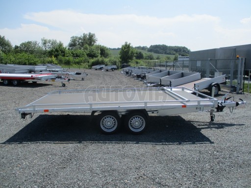 Přívěs pro přepravu aut AD 3,5T B2 4,17x2,09 plato nájezdy