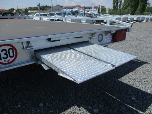 Přívěs pro přepravu aut AD 3,5T B2 4,17x2,09 plato nájezdy
