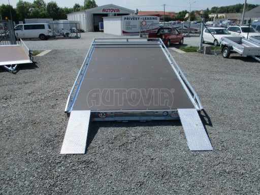Přívěs pro přepravu aut AD 3,5T B2 4,17x2,09 plato nájezdy