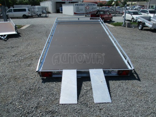 Přívěs pro přepravu aut AD 3,5T B2 4,17x2,09 plato nájezdy