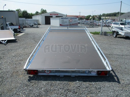 Přívěs pro přepravu aut AD 3,5T B2 4,17x2,09 plato nájezdy