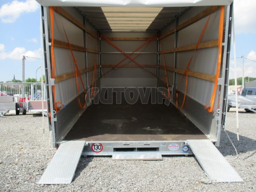 Sklopný přívěs AD 2,7T 4,50x2,09/2,00 s plachtou