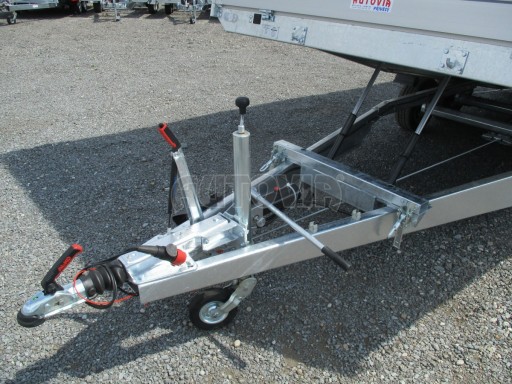 Sklopný přívěs AD 2,7T 4,50x2,09/2,00 s plachtou