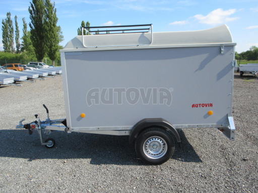 Skříňový přívěs - dvoukřídlé dveře ZV 26 B1 O 2,50x1,25/1,40