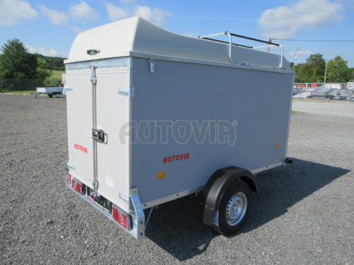 Skříňový přívěs - dvoukřídlé dveře ZV 26 B1 O 2,50x1,25/1,40