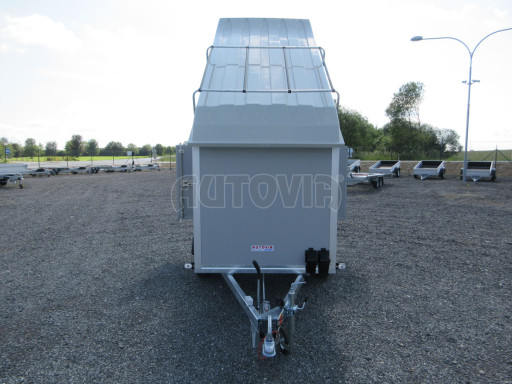 Skříňový přívěs - dvoukřídlé dveře ZV 26 B1 O 2,50x1,25/1,40