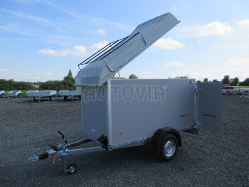 Skříňový přívěs - dvoukřídlé dveře ZV 26 B1 O 2,50x1,25/1,40