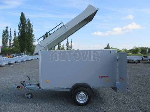 Skříňový přívěs - dvoukřídlé dveře ZV 26 B1 O 2,50x1,25/1,40