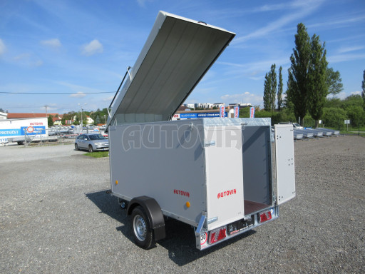 Skříňový přívěs - dvoukřídlé dveře ZV 26 B1 O 2,50x1,25/1,40