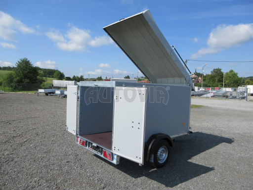 Skříňový přívěs - dvoukřídlé dveře ZV 26 B1 O 2,50x1,25/1,40