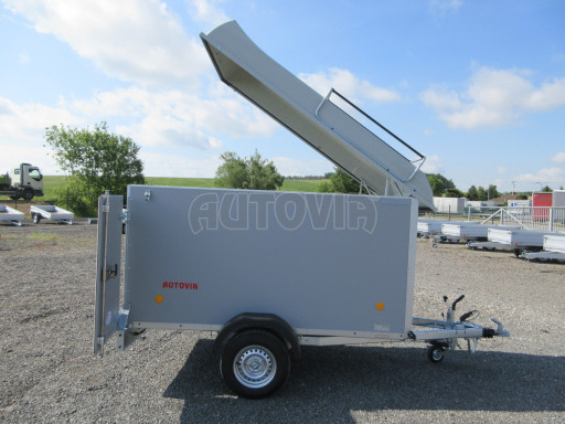 Skříňový přívěs - dvoukřídlé dveře ZV 26 B1 O 2,50x1,25/1,40