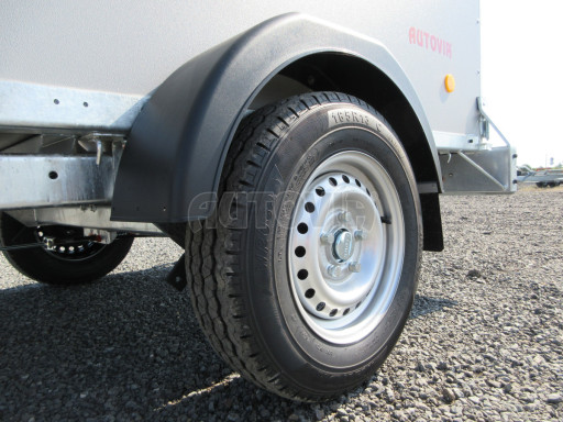 Skříňový přívěs - dvoukřídlé dveře ZV 26 B1 O 2,50x1,25/1,40