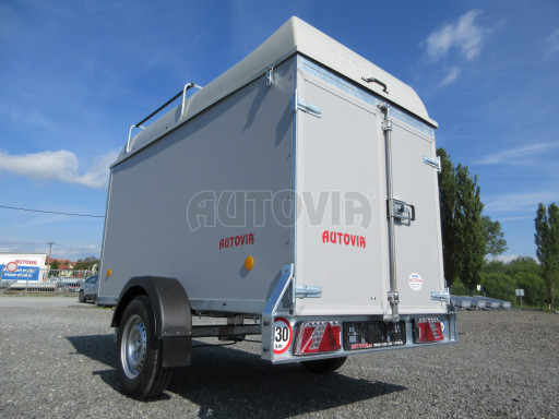 Skříňový přívěs - dvoukřídlé dveře ZV 26 B1 O 2,50x1,25/1,40