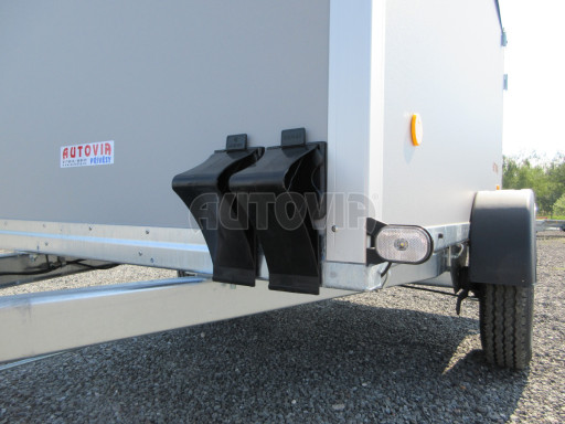 Skříňový přívěs - dvoukřídlé dveře ZV 26 B1 O 2,50x1,25/1,40