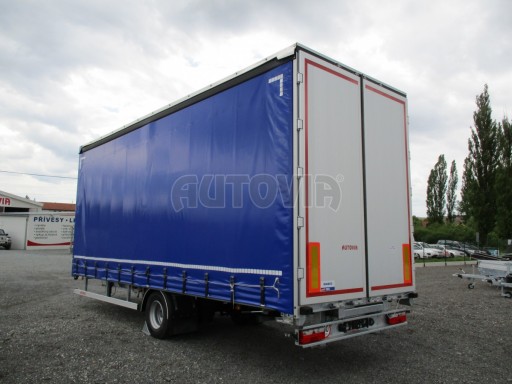 Jednonápravový 18-ti paletový vzduchem brzděný přívěs MD 10T B1 7,40x2,48/3,00 č.4