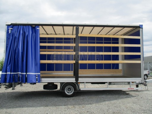 Jednonápravový 18-ti paletový vzduchem brzděný přívěs MD 10T B1 7,40x2,48/3,00 č.15