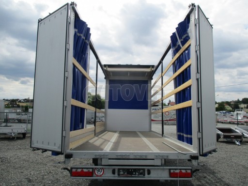 Jednonápravový 18-ti paletový vzduchem brzděný přívěs MD 10T B1 7,40x2,48/3,00 č.17