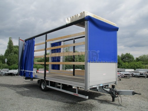 Jednonápravový 18-ti paletový vzduchem brzděný přívěs MD 10T B1 7,40x2,48/3,00 č.18