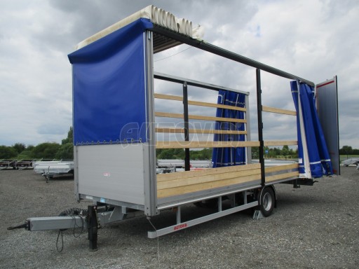 Jednonápravový 18-ti paletový vzduchem brzděný přívěs MD 10T B1 7,40x2,48/3,00 č.19