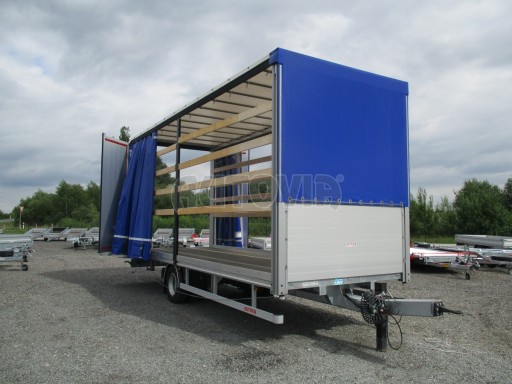 Jednonápravový 18-ti paletový vzduchem brzděný přívěs MD 10T B1 7,40x2,48/3,00 č.24